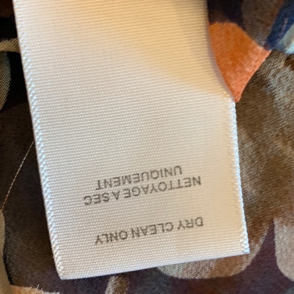 Joie Sheer Floral Silk Blouse! - Picture 8 of 8